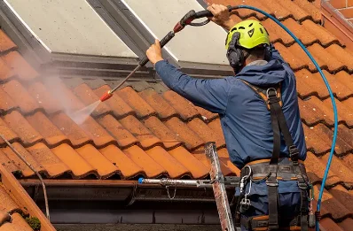 Démoussage et hydrofuge de toiture à Juillé